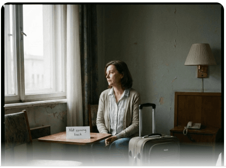 ลูกค้าไม่กลับมาพักซ้ำ