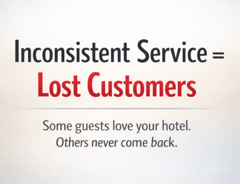 ลูกค้าไม่กลับมาพักซ้ำ